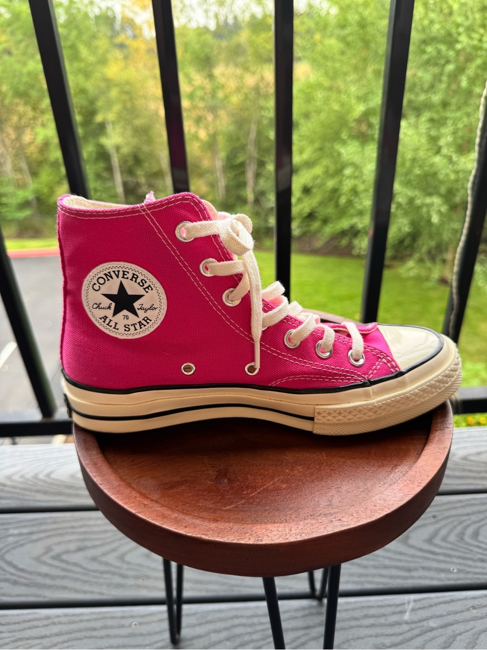 Converse Chuck Taylor All Star High Top Sneakers Hot Pink